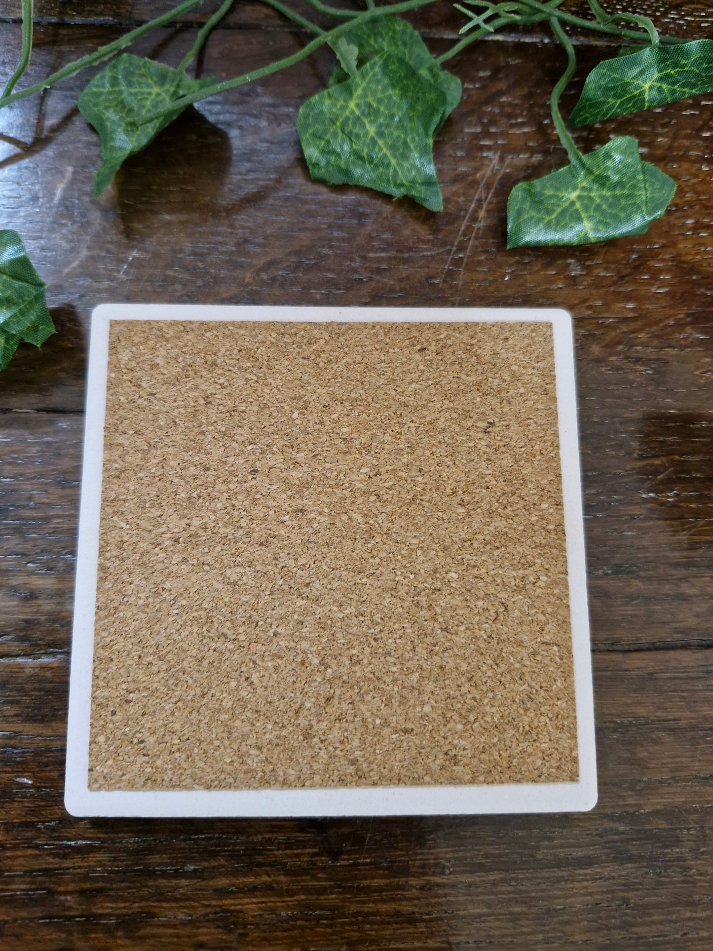 Autumn Witch Ceramic Coaster