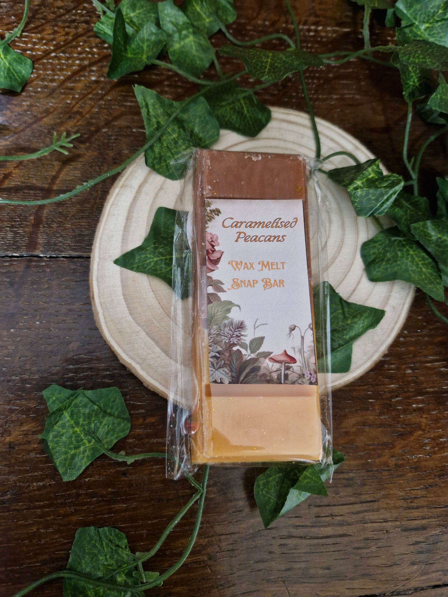 Caramelised Pecans 50g Soy Wax Melt Snap Bar