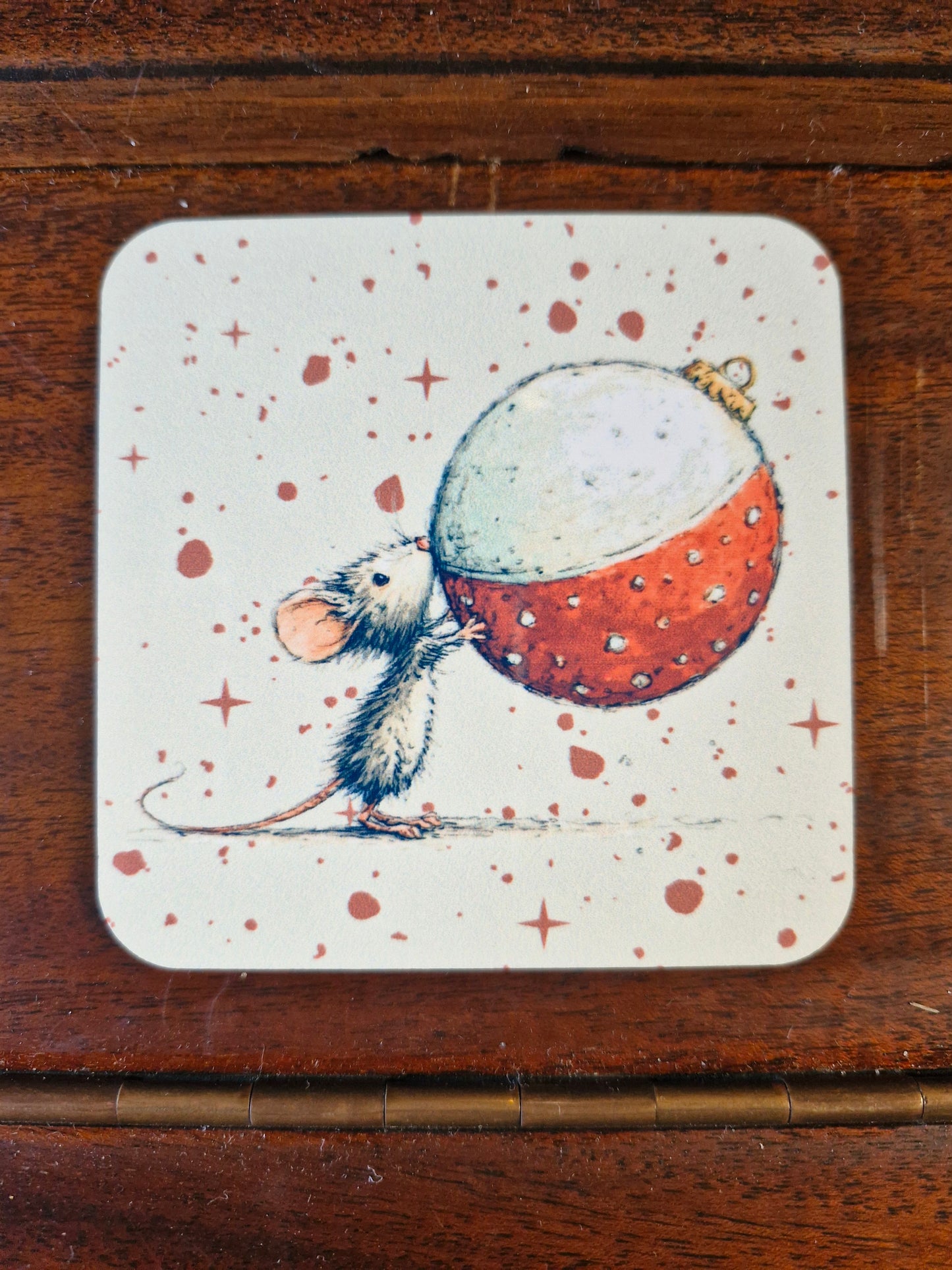 Christmas Mouse & Bauble