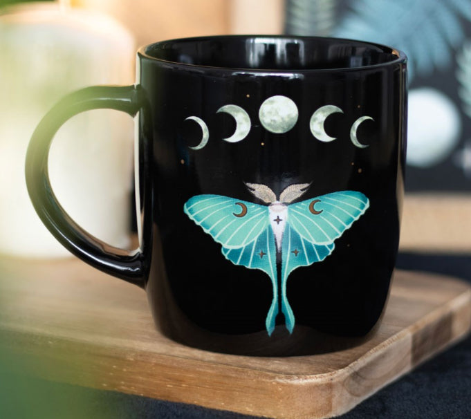 Dark Forest Luna Moth Mug
