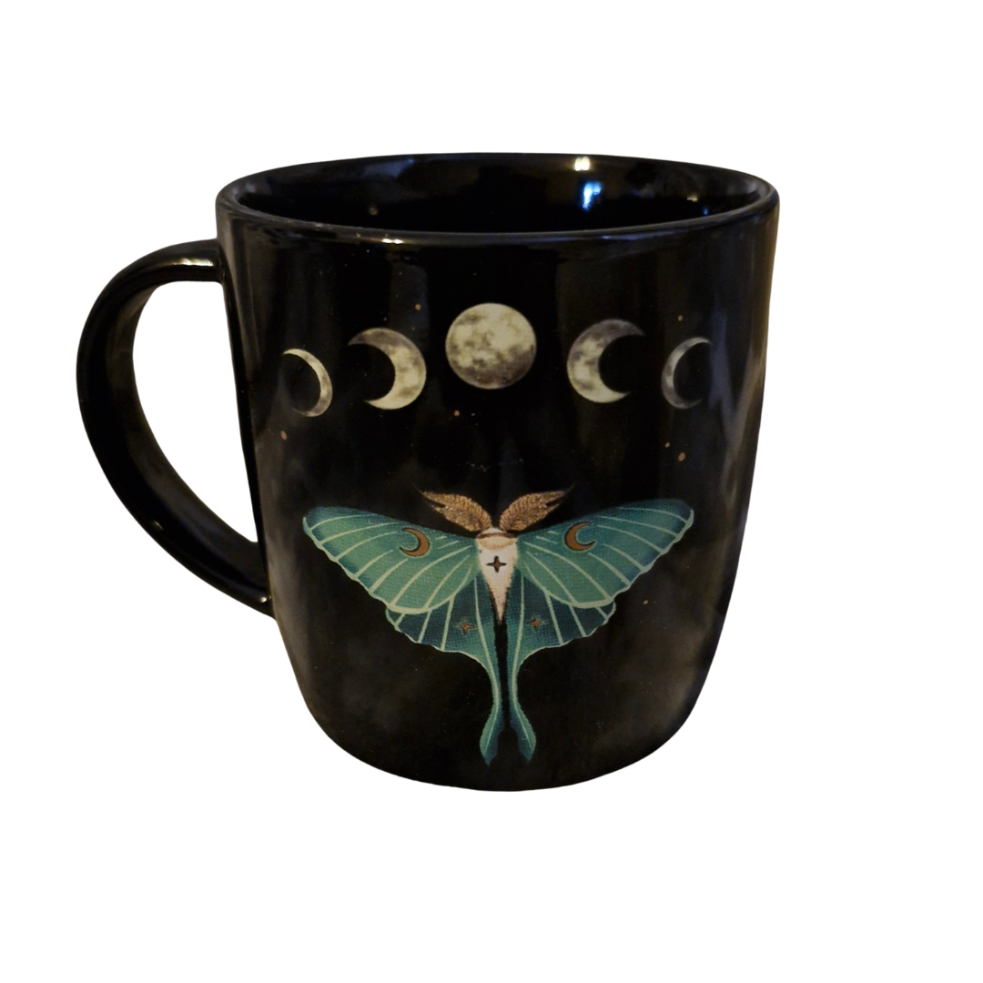 Dark Forest Luna Moth Mug