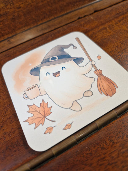 Ghost and Drink Coaster