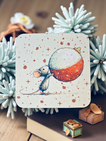Christmas Mouse & Bauble