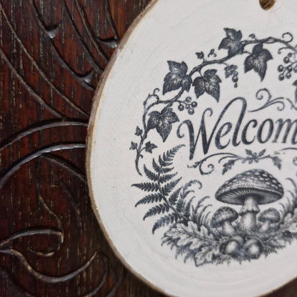Woodland Welcome Sign