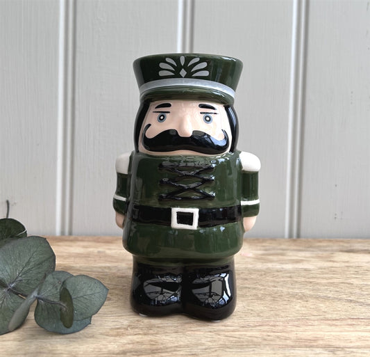 Green Ceramic Nutcracker Wax Melter