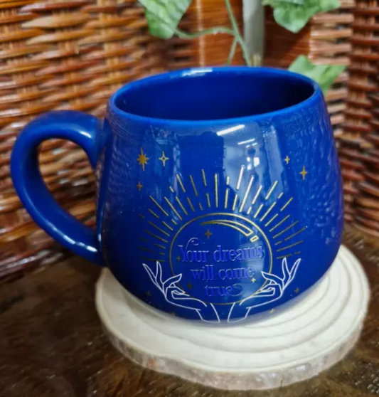 Fortune Teller Colour Changing Mug - Blue